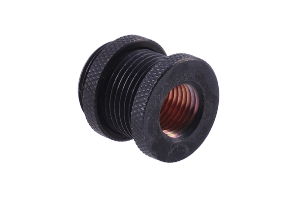 Alphacool HF bulkhead connector G1/4 - Deep Black