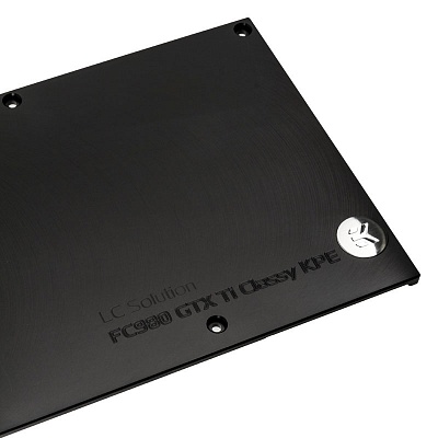 EK-FC980 GTX Ti Classy KPE Backplate - Black