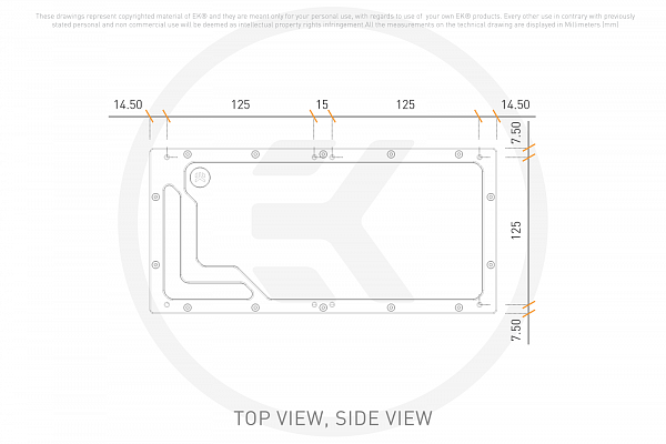EK-QuantumX Loophole Distroplate D5 PWM - Black