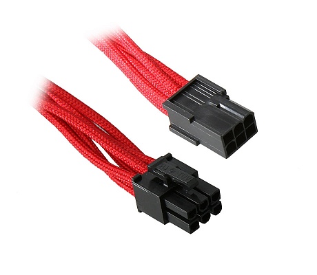 BitFenix 6-Pin PCI-E 45cm Red/Black