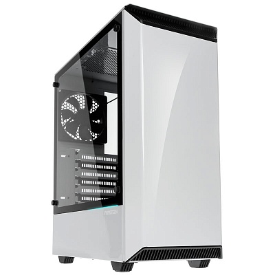 Phanteks Eclipse P300 Mid Tower Case, Tempered Glass - White
