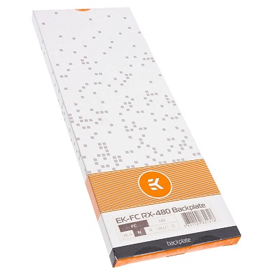 EK-FC RX-480 Backplate - Nickel