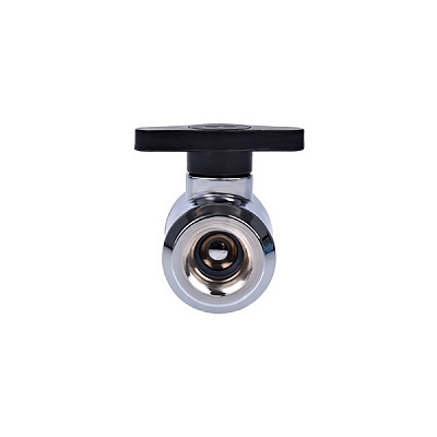 Alphacool Eiszapfen 2-way ball valve G1/4 - Chrome