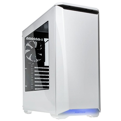 Phanteks Eclipse P400 Mid Tower Case, Window - Glacier White