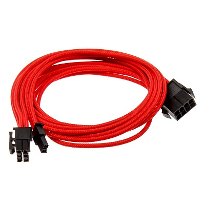 Phanteks 6+2-Pin PCI-E Extension cable 50cm - Red