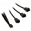 EK-Cable Y-Splitter 3-Fan DC (10cm)