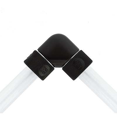 EK-AF Angled 90° 2F G1/4 - Black