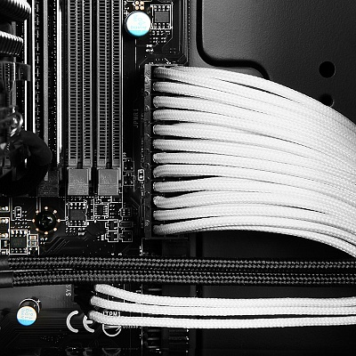BitFenix 4-Pin ATX12V 45cm White/Black