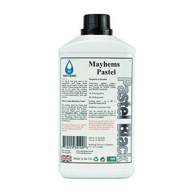 Mayhems Pastel Pure Black 1Ltr