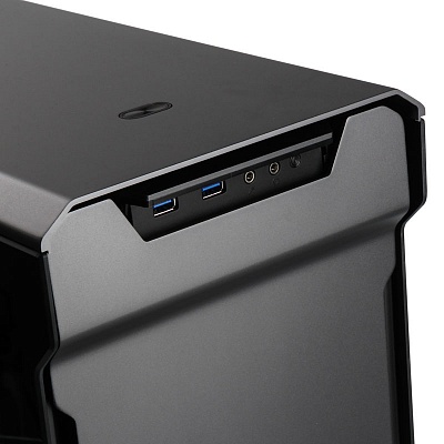 Phanteks Enthoo Evolv mATX Case, Tempered Glass - Anthracite Gray