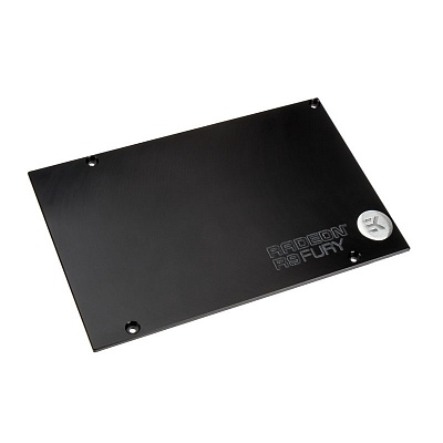 EK-FC R9 Nano Backplate - Black