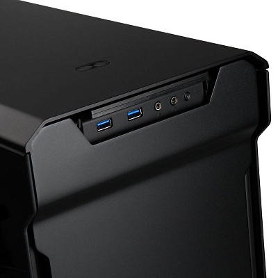 Phanteks Enthoo Evolv mATX Case, Tempered Glass - Black