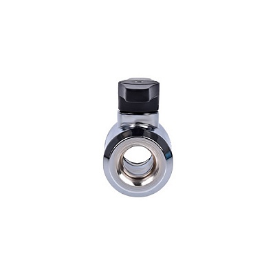Alphacool Eiszapfen 2-way ball valve G1/4 - Chrome
