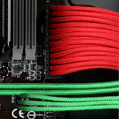 BitFenix 6-pin PCI-E 45cm Green/Black