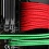 BitFenix 6-pin PCI-E 45cm Green/Black