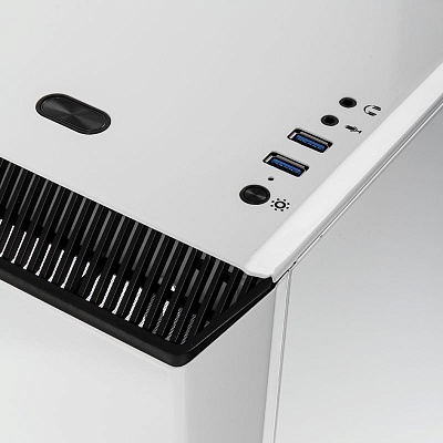 Phanteks Eclipse P300 Mid Tower Case, Tempered Glass - White