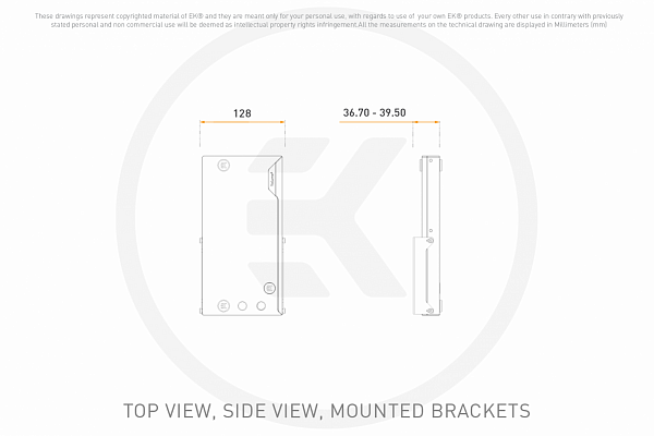EK-Quantum Volume³ FLT 240 D-RGB - Plexi