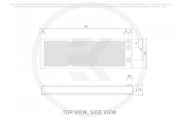 EK-Quantum Surface P360 - Black Edition
